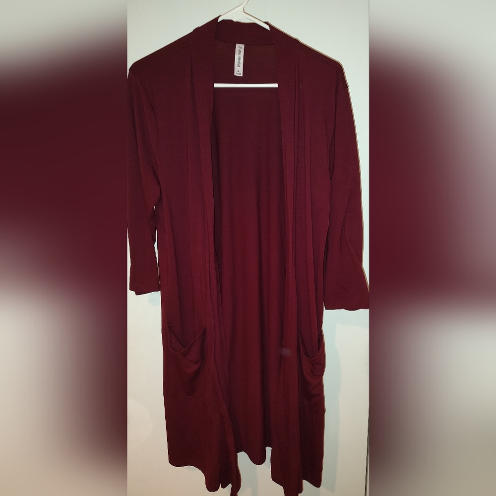 Zenana Premium Knee Length Cardigan